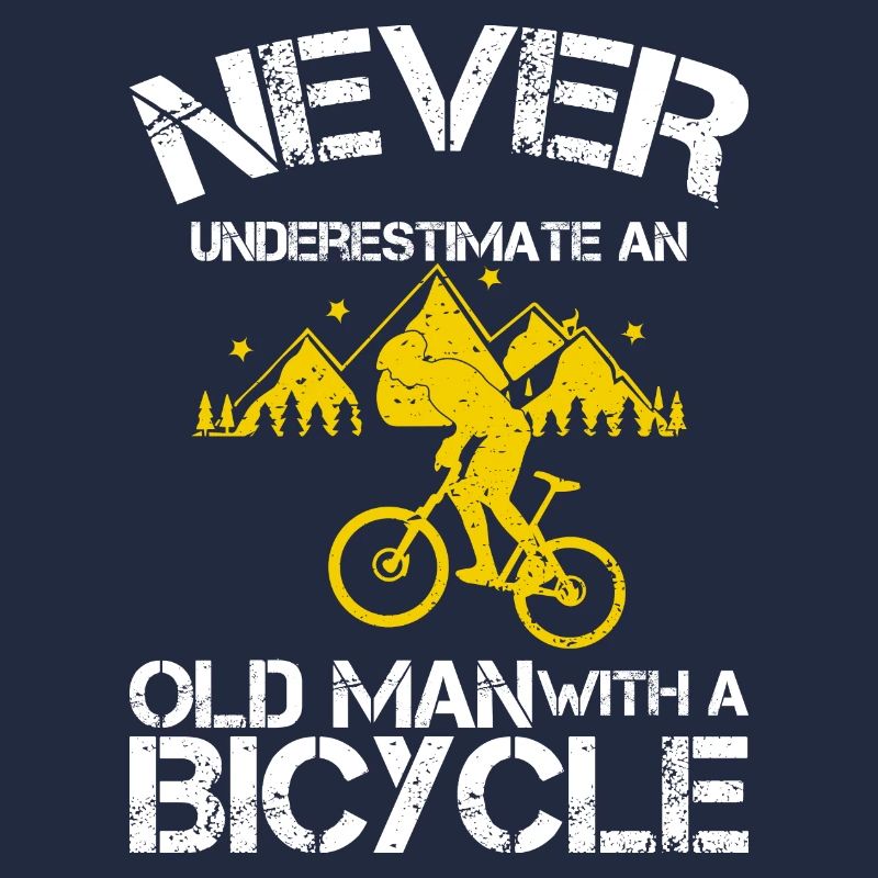 Never underestimate an old man with a bicycle