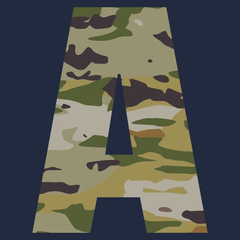 Lettre de camouflage A