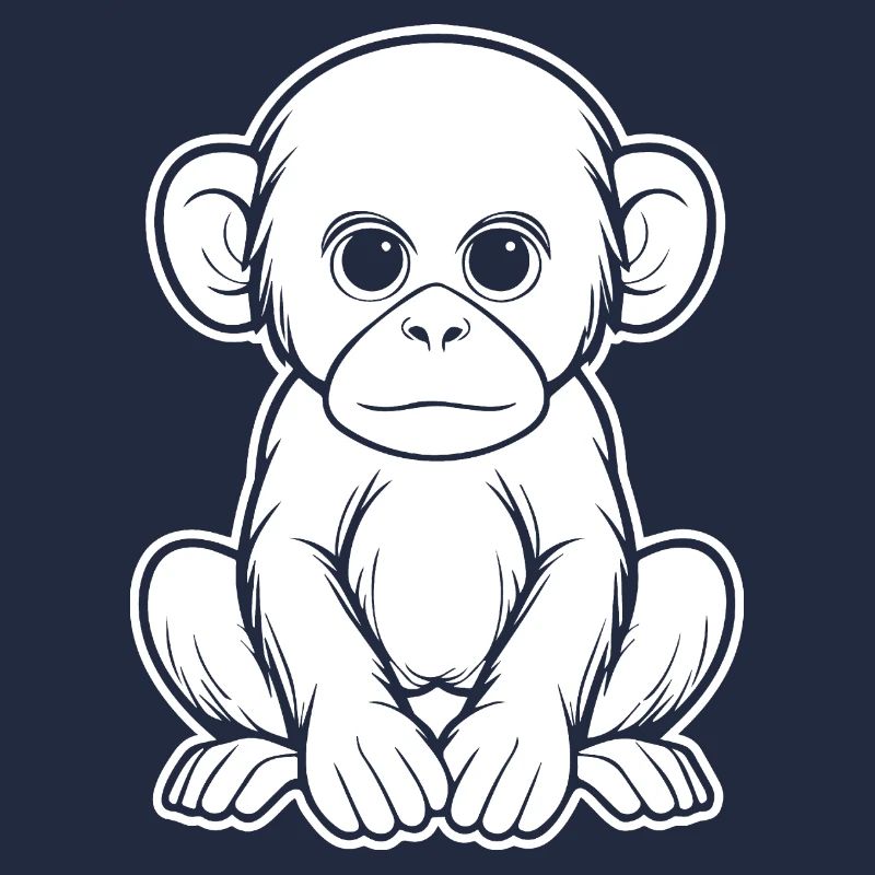 Monkey Monkey Monkey Face Jungle