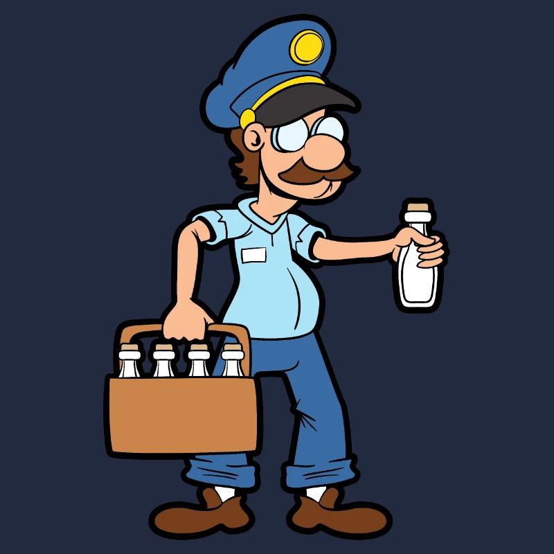 Milchlieferservice Milchmann Milchjunge Milch