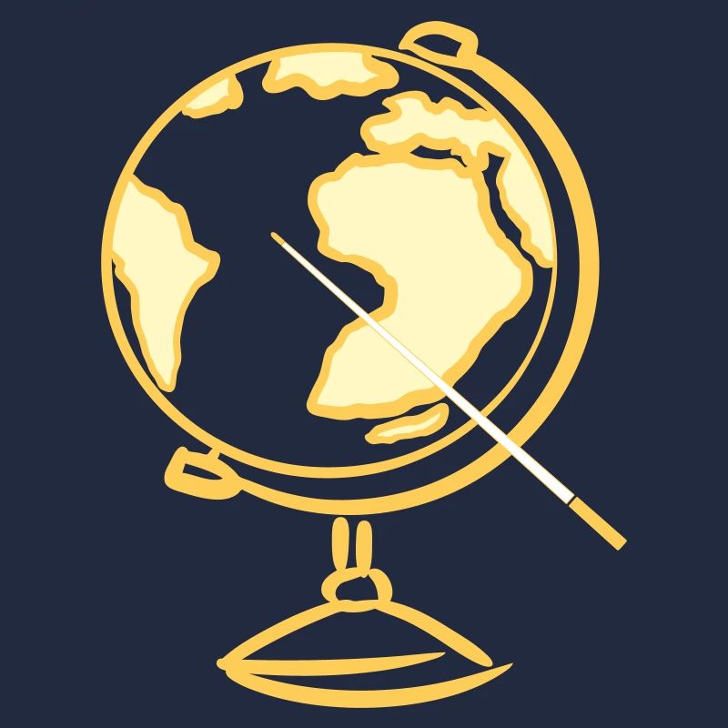 Globe. Géographie. Enseignant