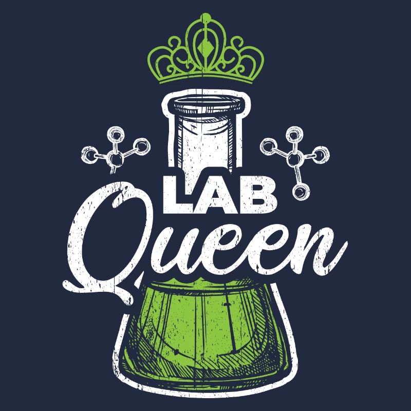 Reine de laboratoire de citation de conception de chimie sarcastique