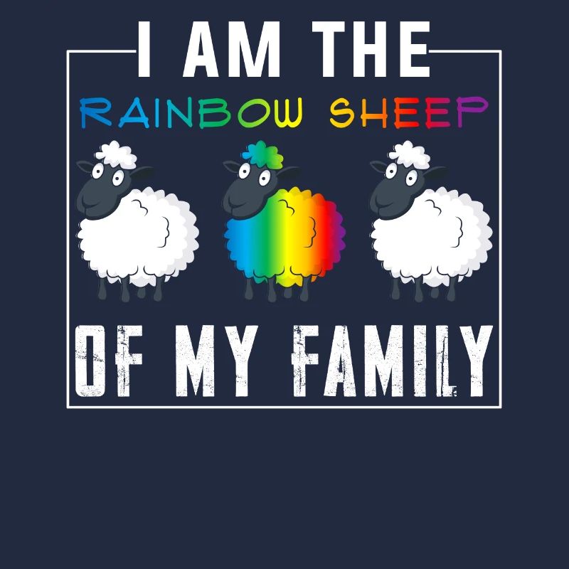 Couleurs arc-en-ciel de moutons CSD