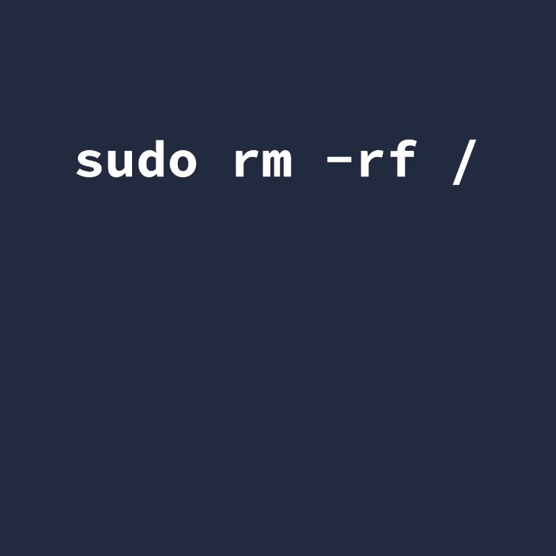 Computer - Sudo rm -rf / Tux Linux Penguin -