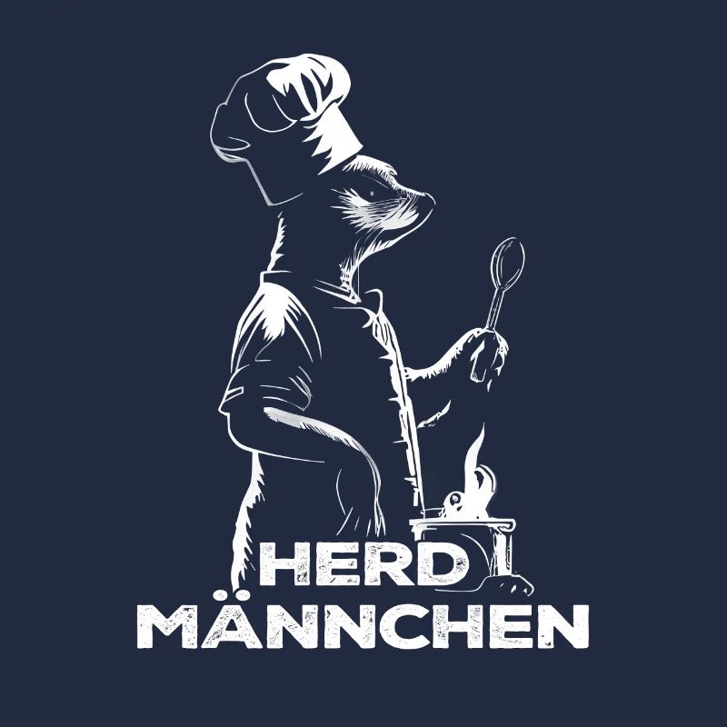 Herdmännchen Essen Kochen Lustiger Koch