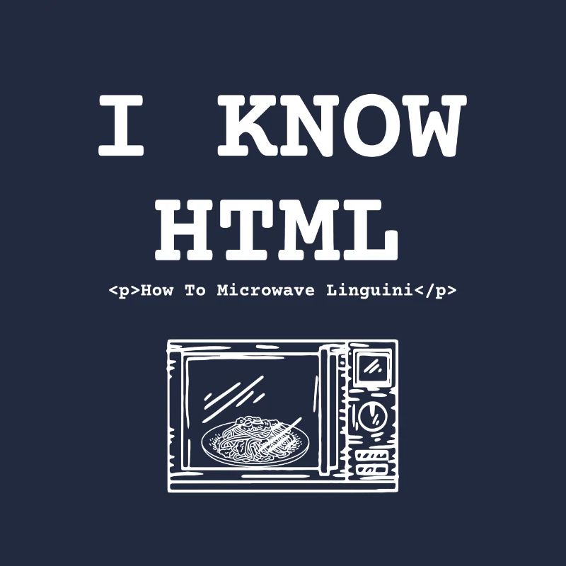 Funny Know HTML How to make linguini in the microwave