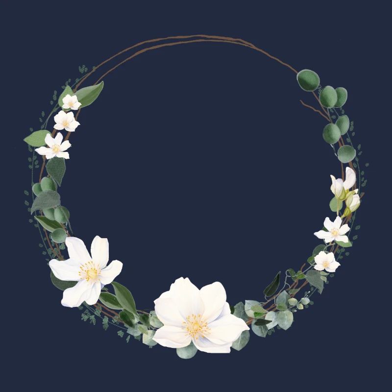 Eukalyptus-Kranz- Blumen personalisierbar