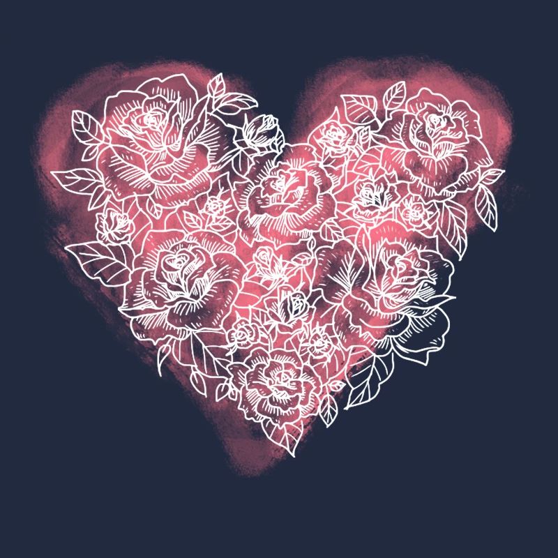Coeur rose