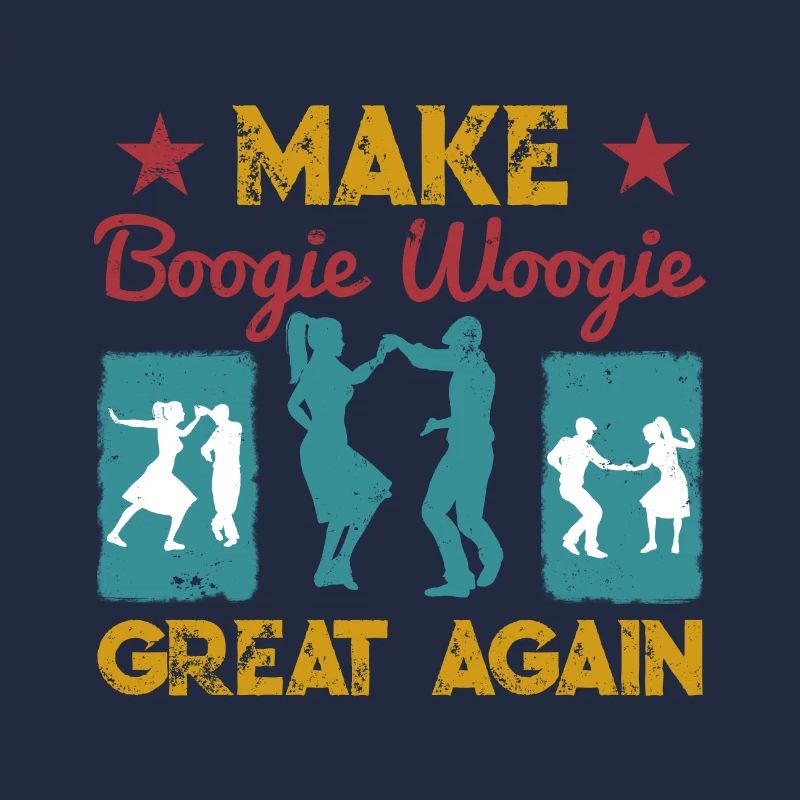 Make Boogie Woogie Great Again Dancing Gift