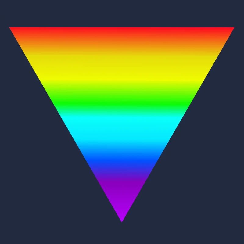 Regenbogen Dreieck