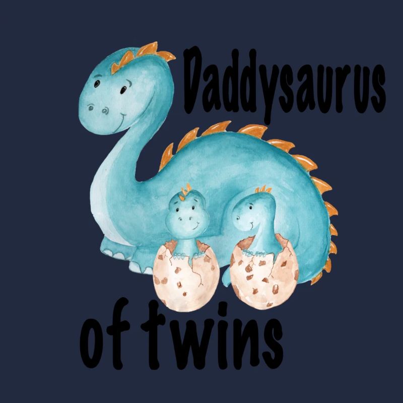 Papa de jumeaux, daddysaurus des jumeaux