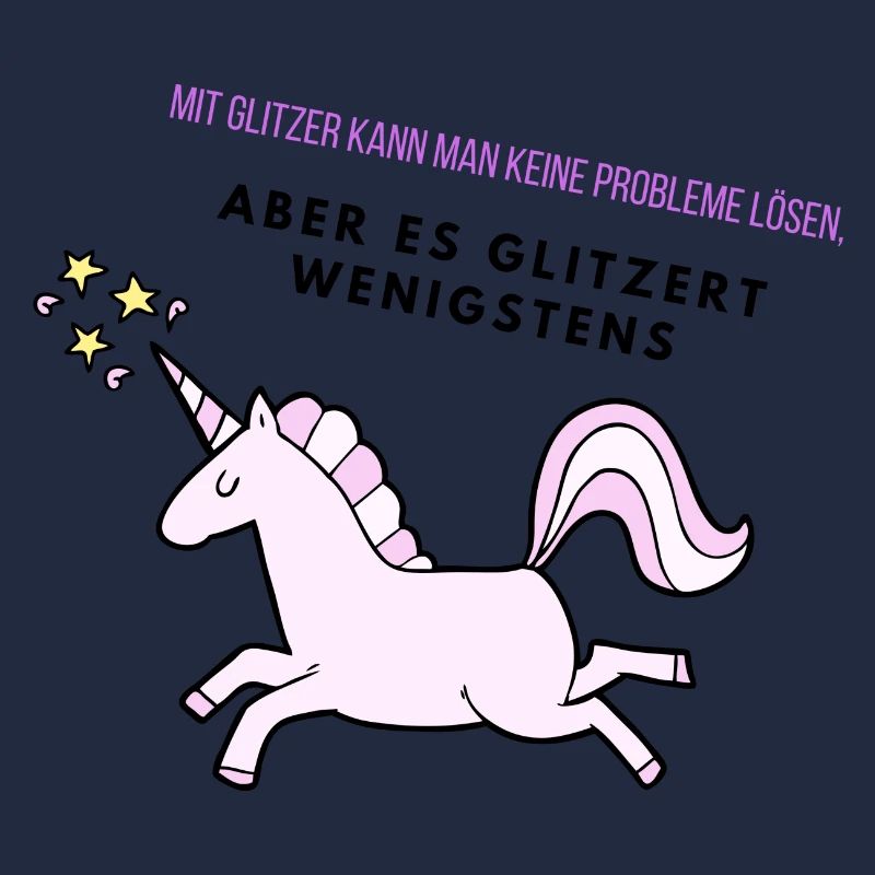Glitzer Einhorn