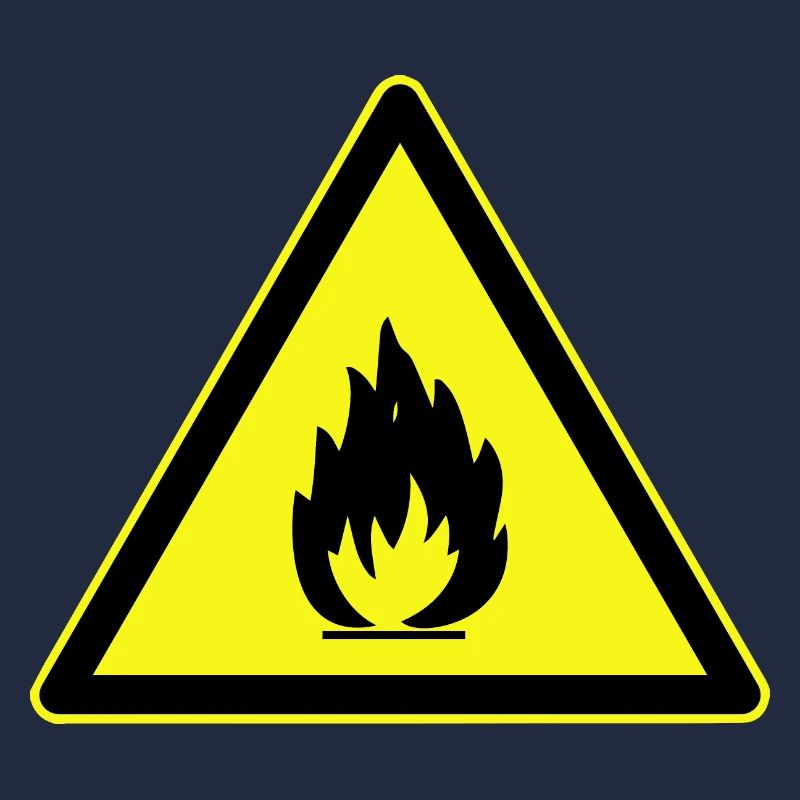 Avertissement de danger inflammable, danger inflammable