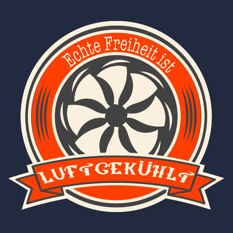 Oldtimer Luftgekühlter Boxermotor Spruch Freiheit