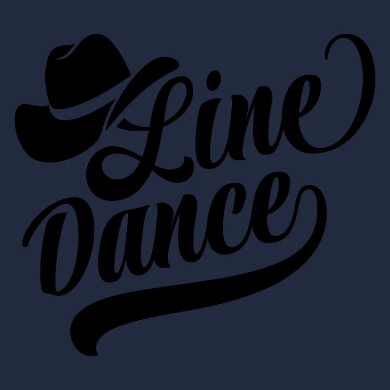 Linedance Linedancing Country Fan - Sticker