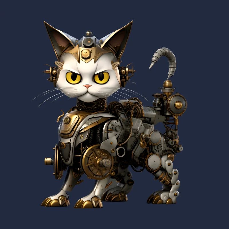 Steampunk Katze