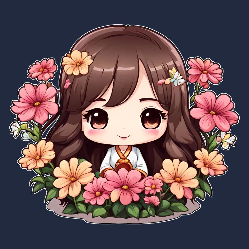 Eine Chibi in voller Blüte