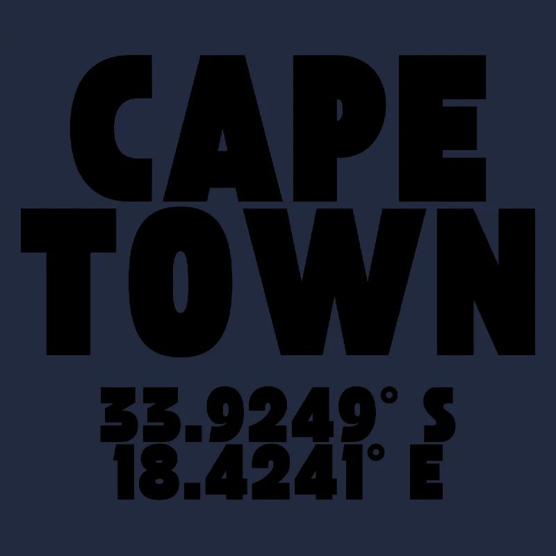 Cape Town Cape Town - Design with Coordinates