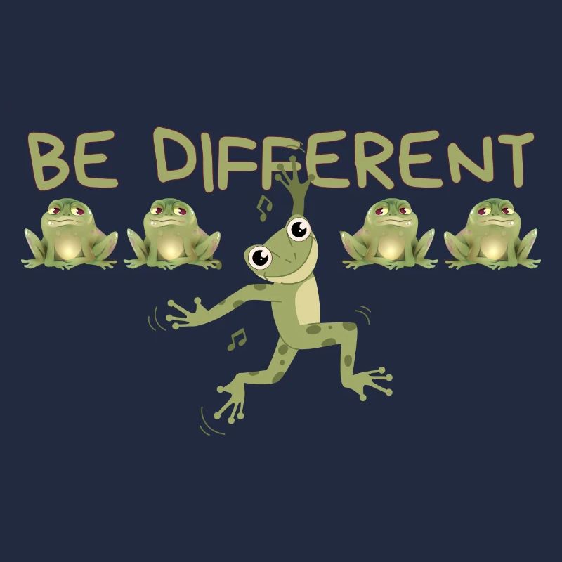 ÊTRE DIFFÉRENT Grenouille