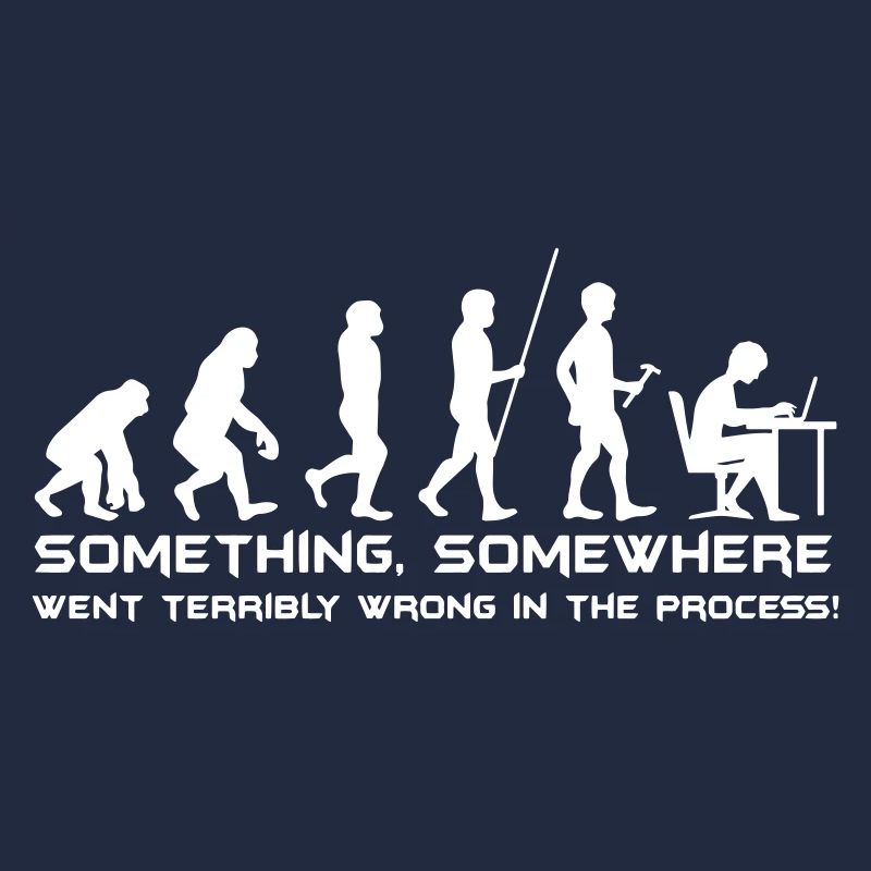 Evolution des Menschen Nerd Geek Computer Geschenk