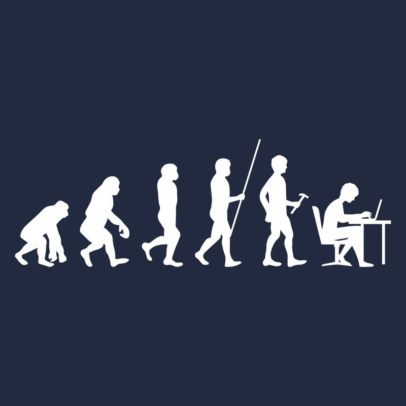 Evolution Programmer Coder developer Nerd Geek