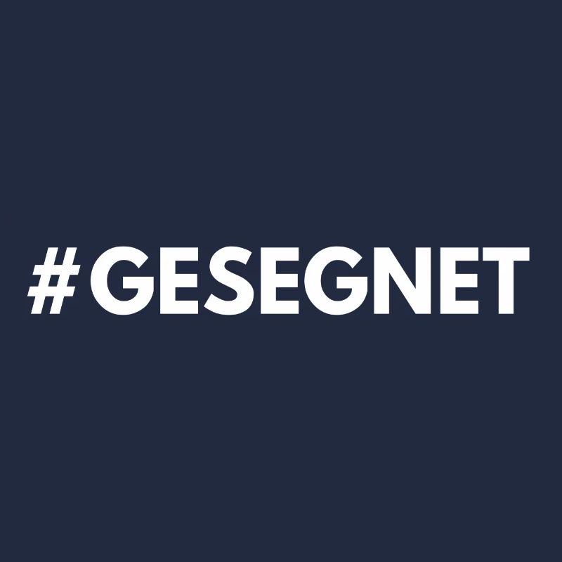 Hashtag Gesegnet