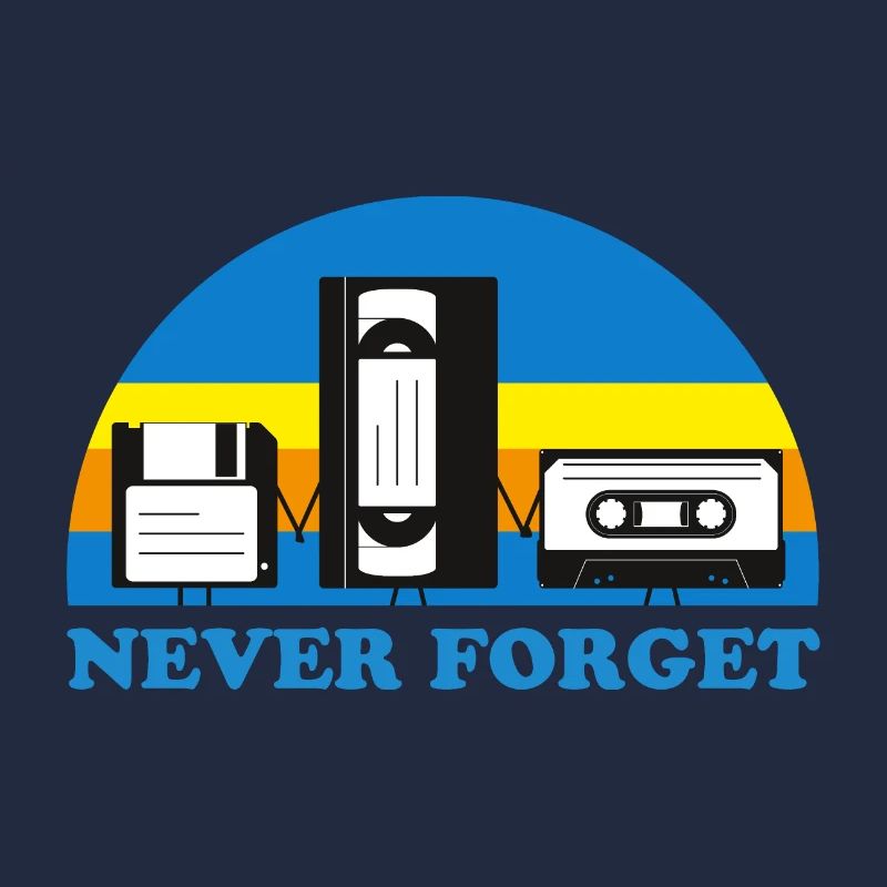 NEVER FORGET CASSETTES and DISCS