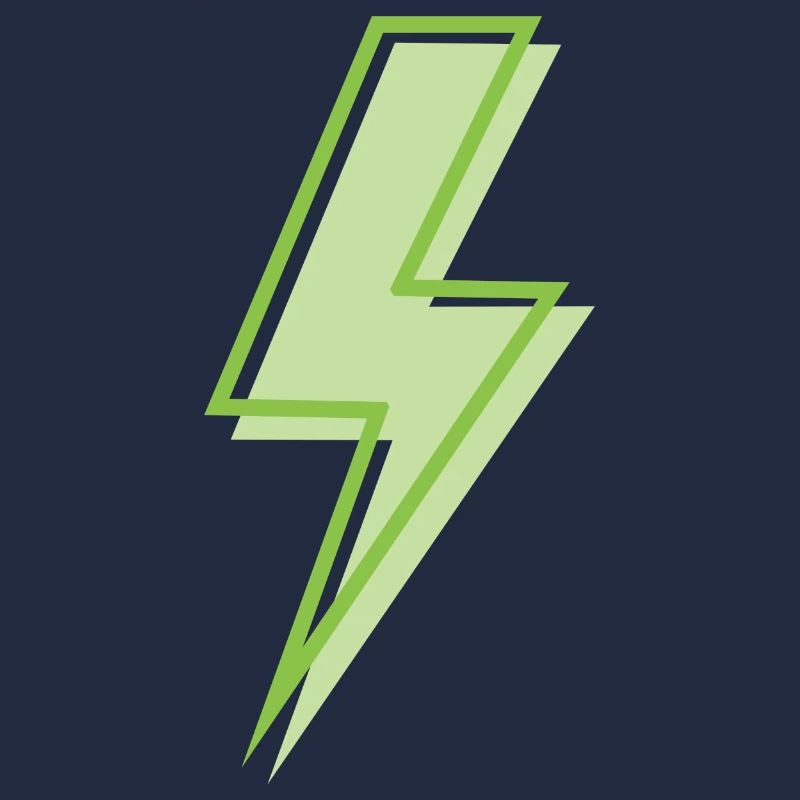 Light green lightning