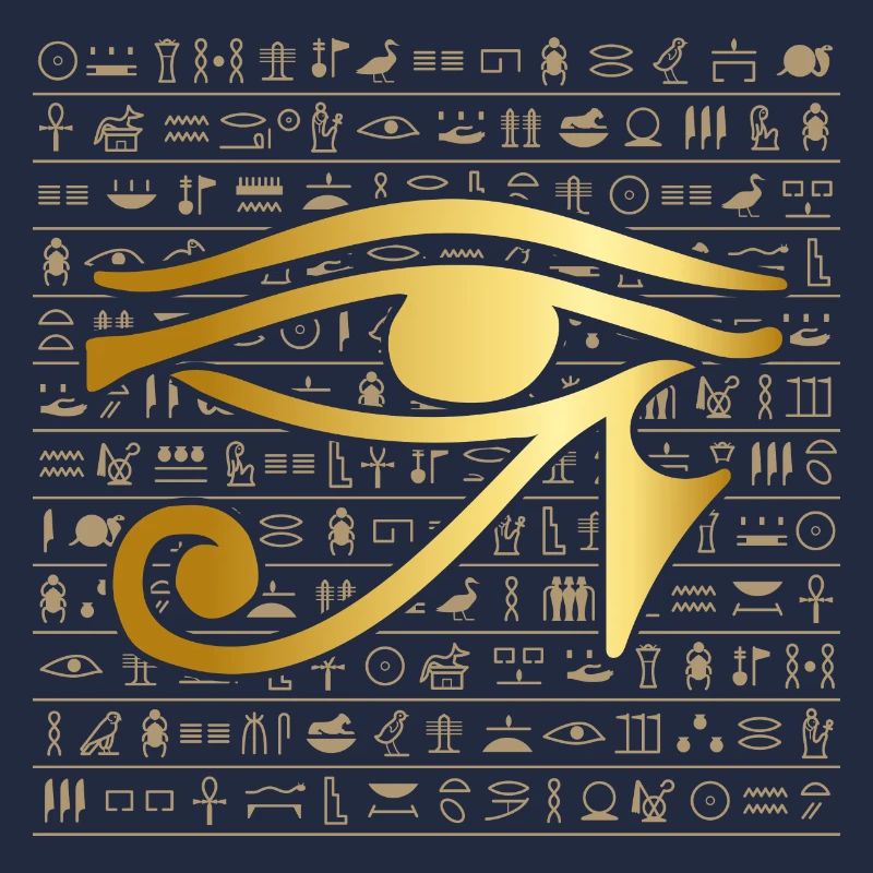 Hieroglyphics Egypt Eye Gift