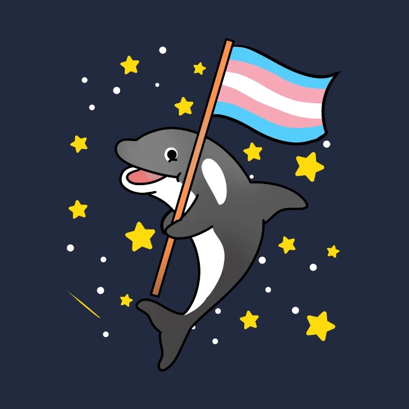 Trans Pride Orca