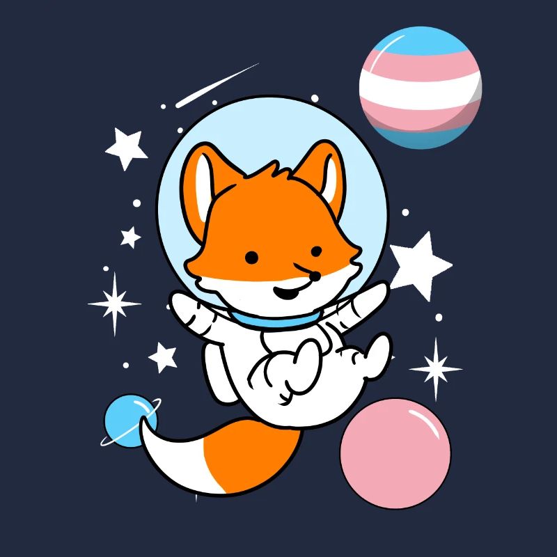 Fuchs Astronaut Trans Pride