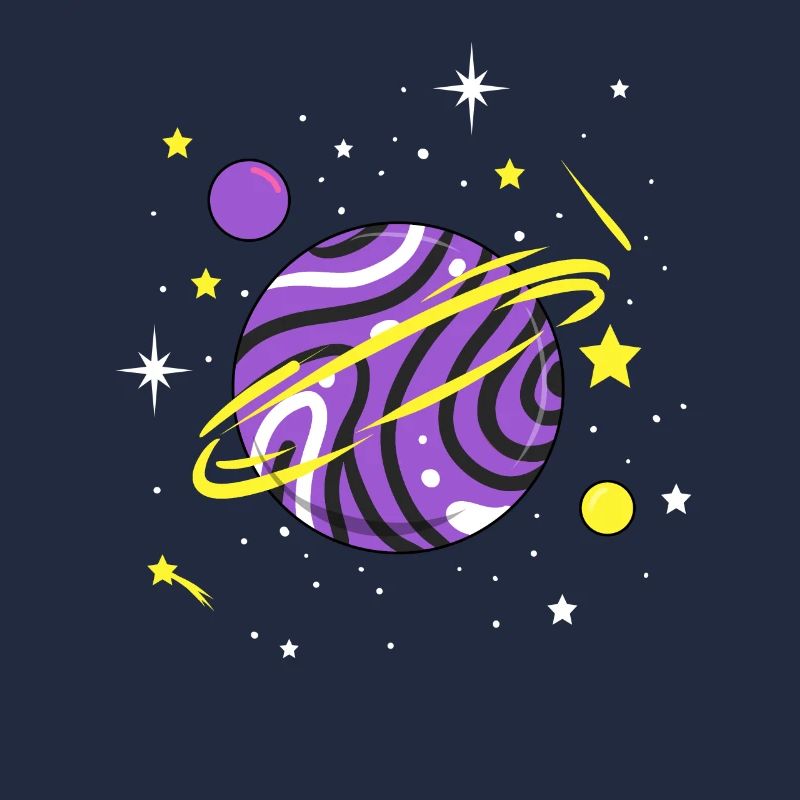 Nonbinary Space Planet Nonbinary Pride