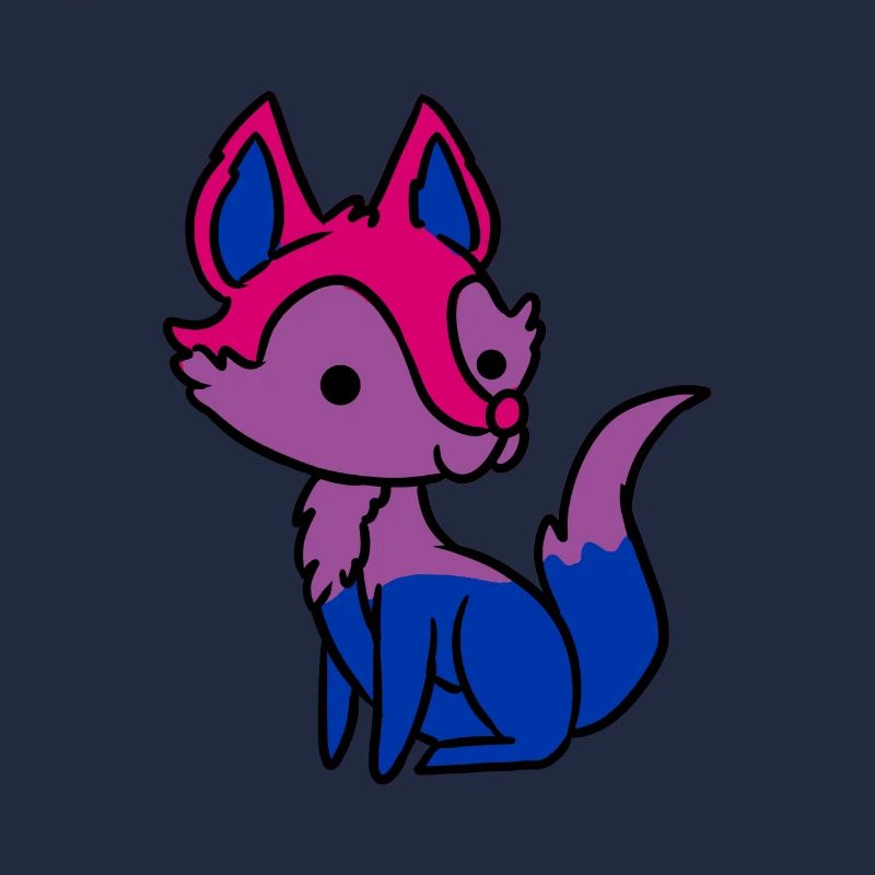 Bisexual Pride Fox Bisexual Gift
