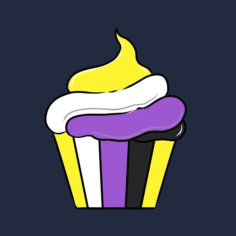 Nonbinary Cupcake Nonbinary Pride