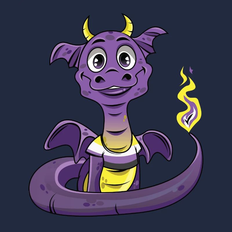 Nonbinary Pride Dragon Nonbinary