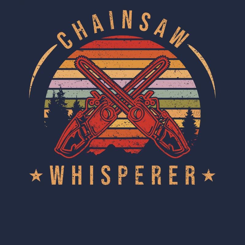 Bûcheron Bûcheron Tronçonneuse