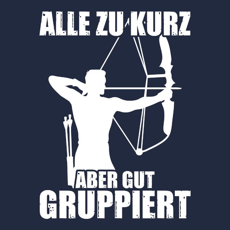 Gut gruppiert Bogen Bogenschießen Bogenschütze