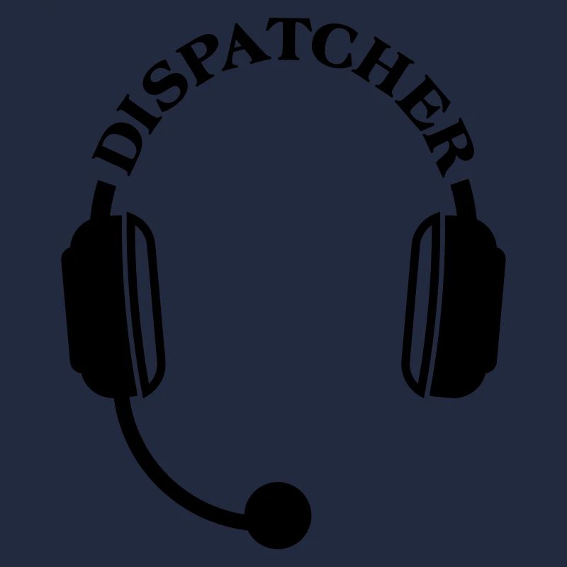 Dispatcher Headset Kopfhörer Mikro micro Emblem