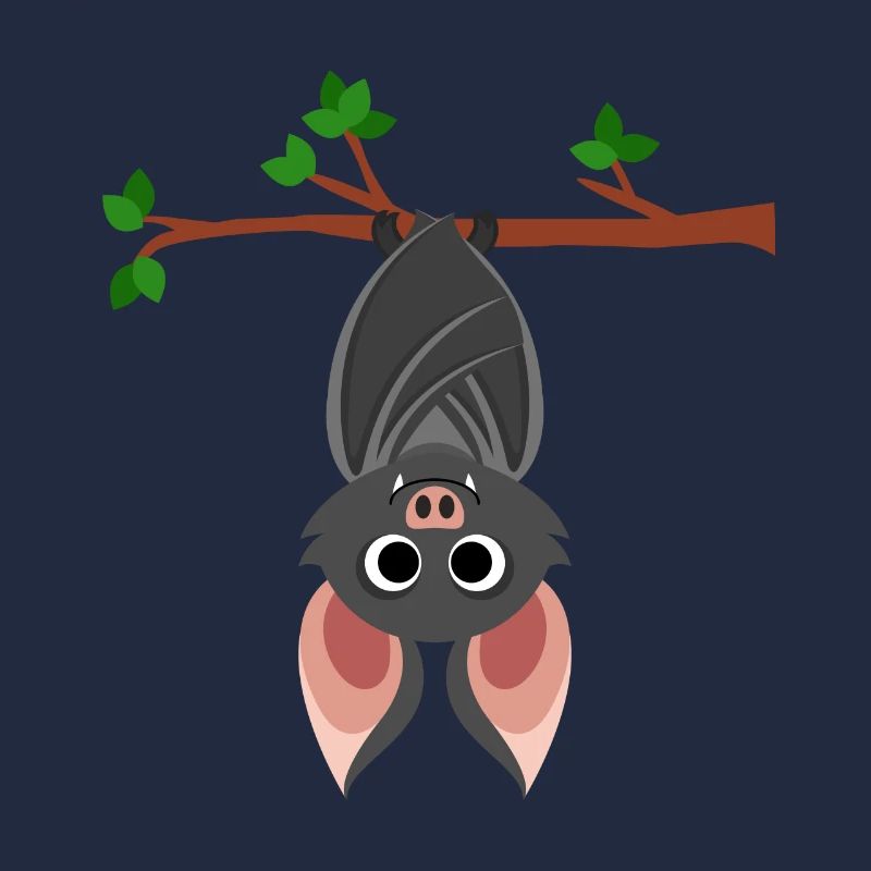 Bat Branch Tree Bloodsucker Vampire Hang Out