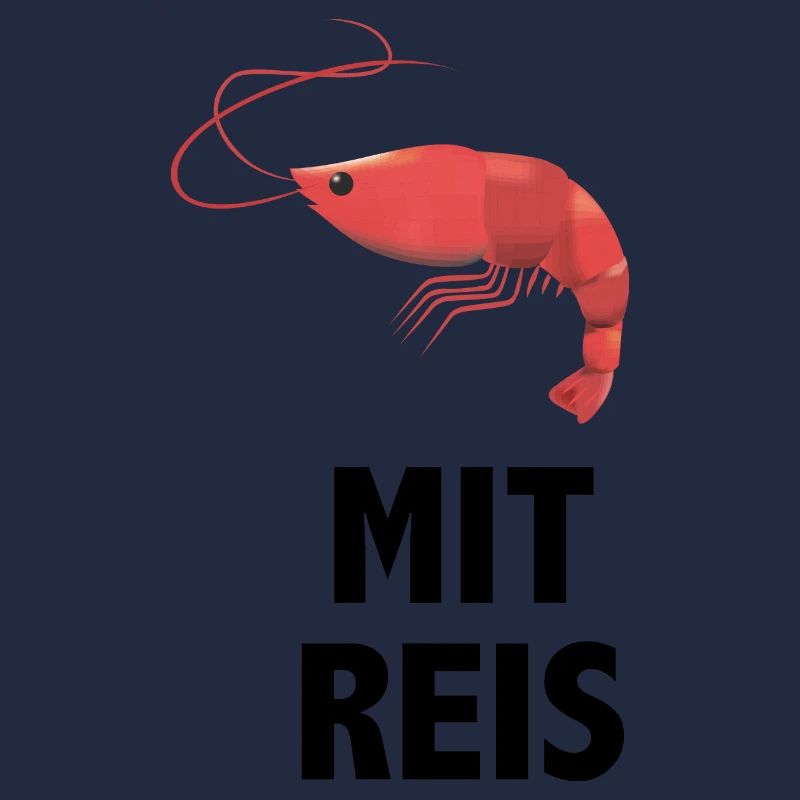 shrimps mit reis
