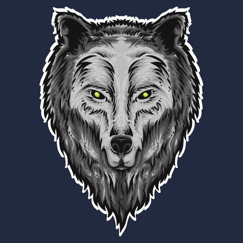 Wolf face