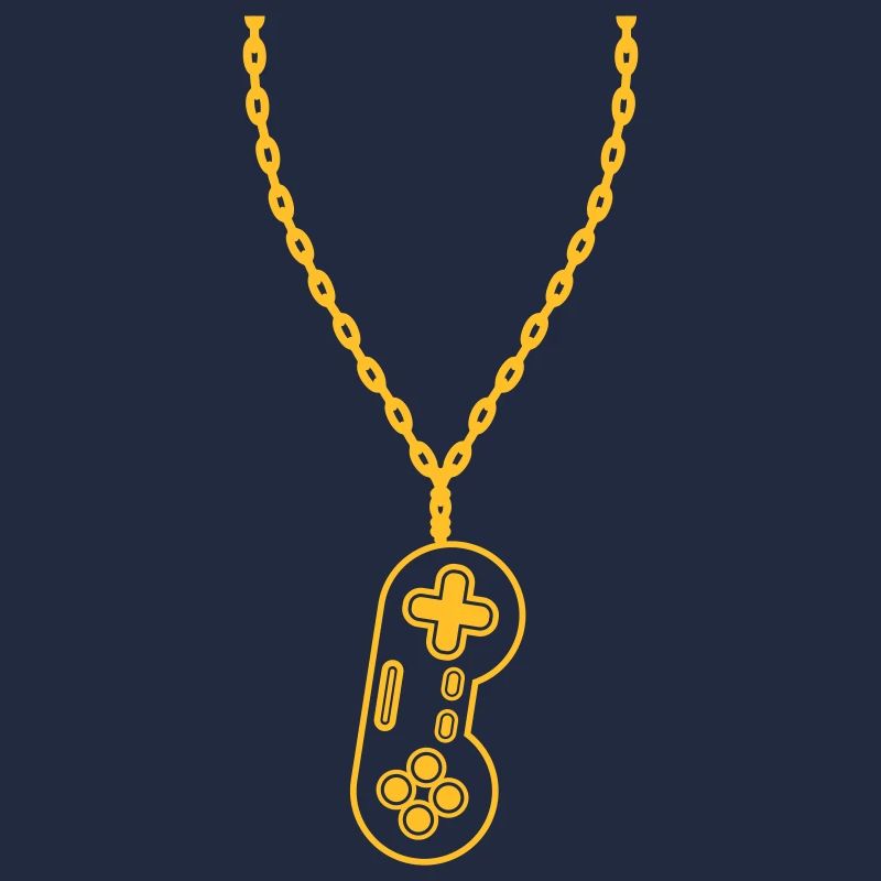 Halskette Schmuck alter Controller