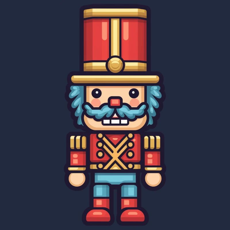 verpixelter Nussknacker