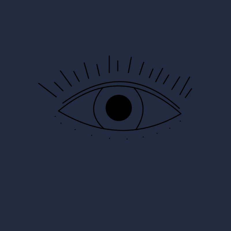 Hipster oeil illuminati