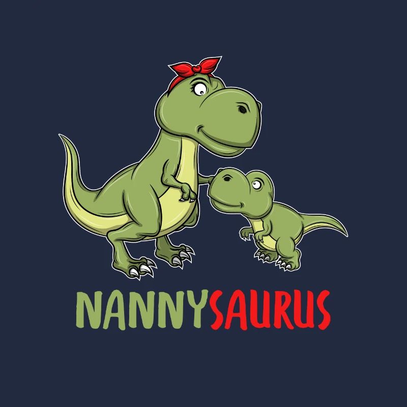 Nanny saurus Kindermädchen Tagesmutter Geschenk