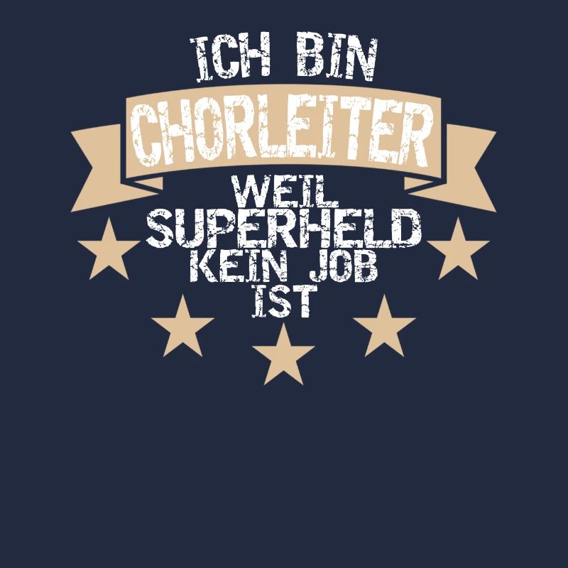 Chorleiter Superheld Spruch Design Dirigieren Chor
