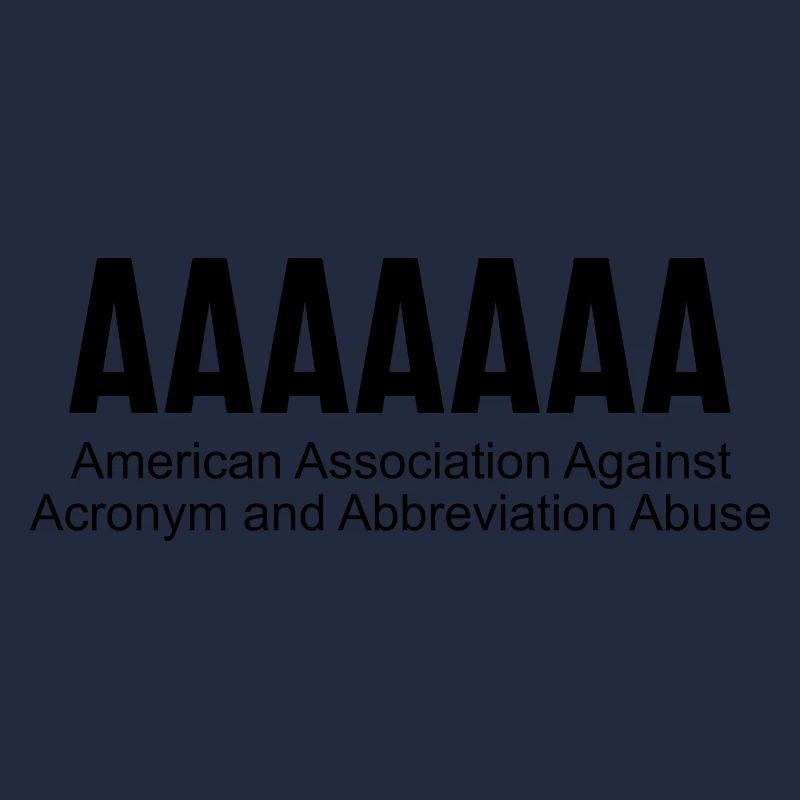 AAAAAAA Associazione Americana Contro l'Acronimo