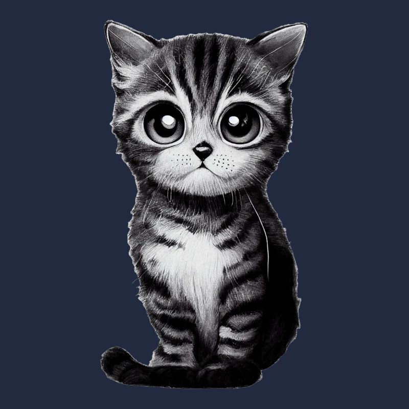 Gezeichnete Katze