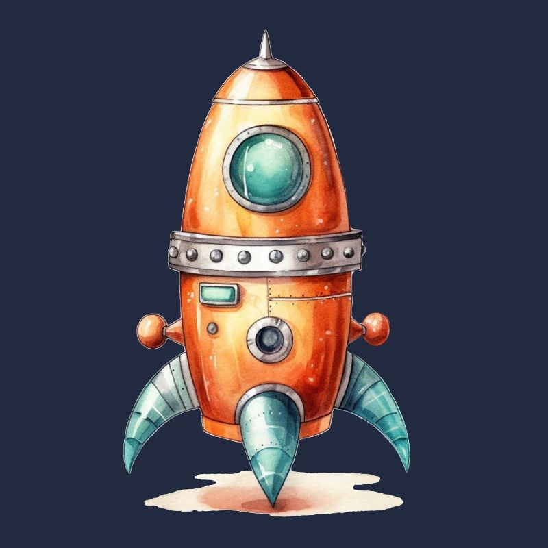 Dessin d’aquarelles de fusée