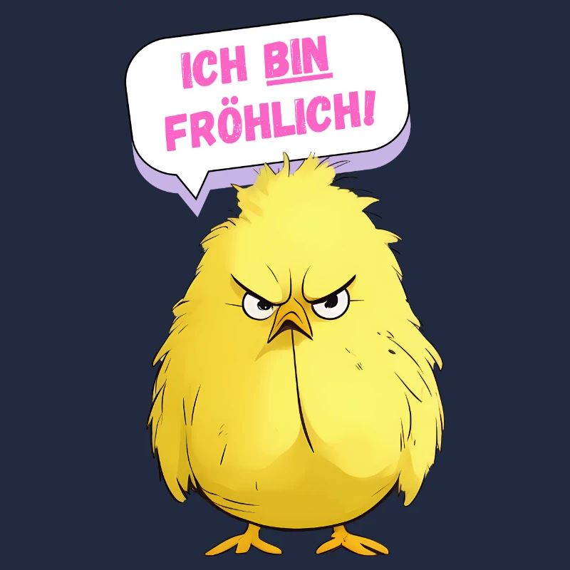Grumpy Chicken - ich bin fröhlich